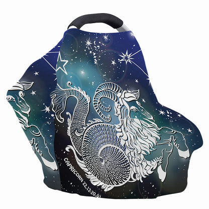 Constellation Of Capricorn Print Baby Seat Cover