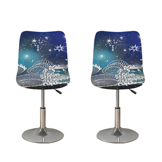 Constellation Of Capricorn Print Bar Stool Covers