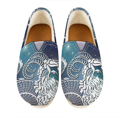 Constellation Of Capricorn Print Casual Shoes