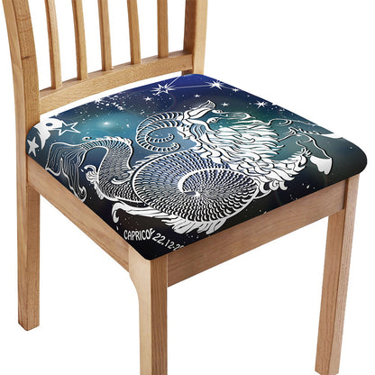 Constellation Of Capricorn Print Chair Cushion Cover