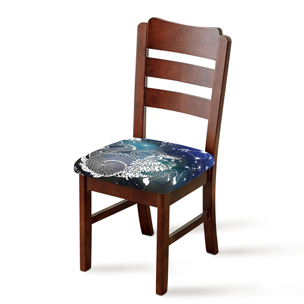 Constellation Of Capricorn Print Chair Cushion Cover