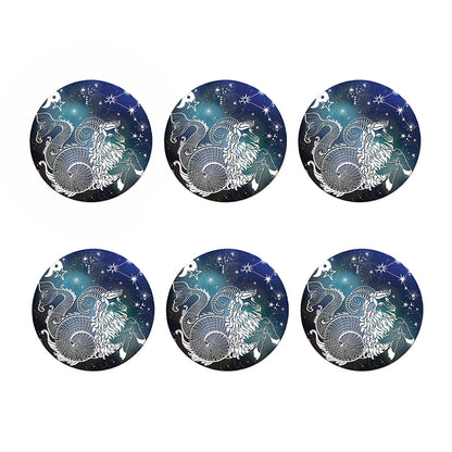 Constellation Of Capricorn Print Coaster Set