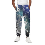 Constellation Of Capricorn Print Cotton Pants