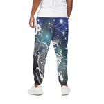 Constellation Of Capricorn Print Cotton Pants