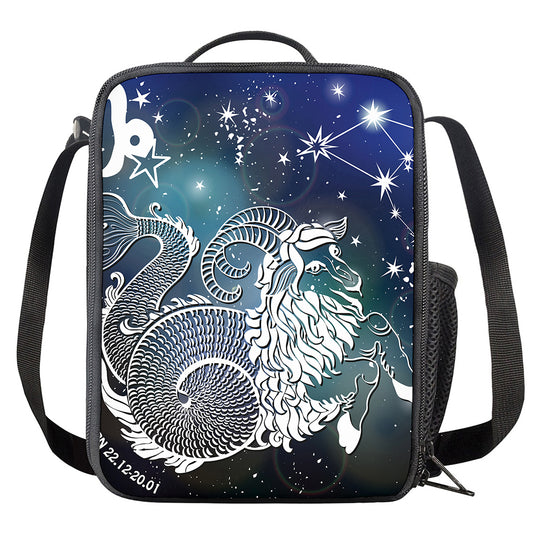 Constellation Of Capricorn Print Crossbody Lunch Bag