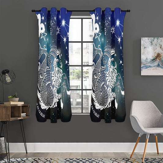 Constellation Of Capricorn Print Curtain