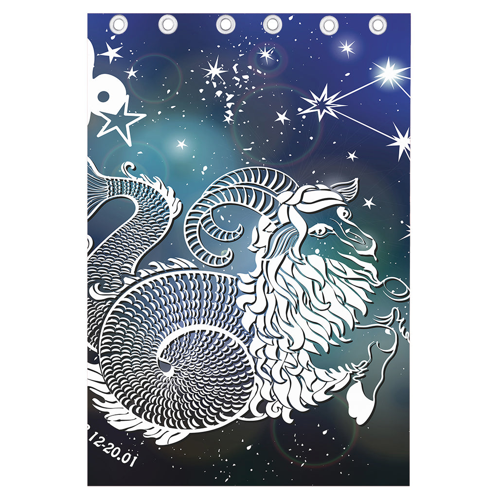 Constellation Of Capricorn Print Curtain