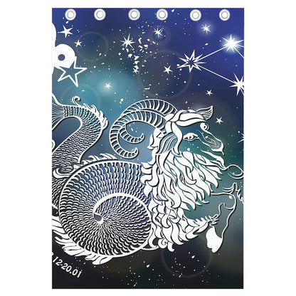 Constellation Of Capricorn Print Curtain