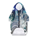 Constellation Of Capricorn Print Dog Zip Up Hoodie