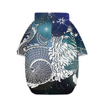 Constellation Of Capricorn Print Dog Zip Up Hoodie