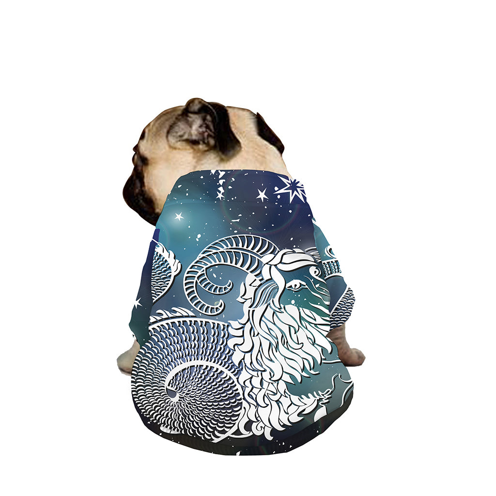 Constellation Of Capricorn Print Dog Zip Up Jacket