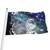 Constellation Of Capricorn Print Flag