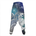 Constellation Of Capricorn Print Hammer Pants