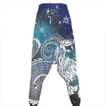 Constellation Of Capricorn Print Hammer Pants
