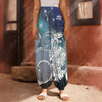 Constellation Of Capricorn Print Harem Pants