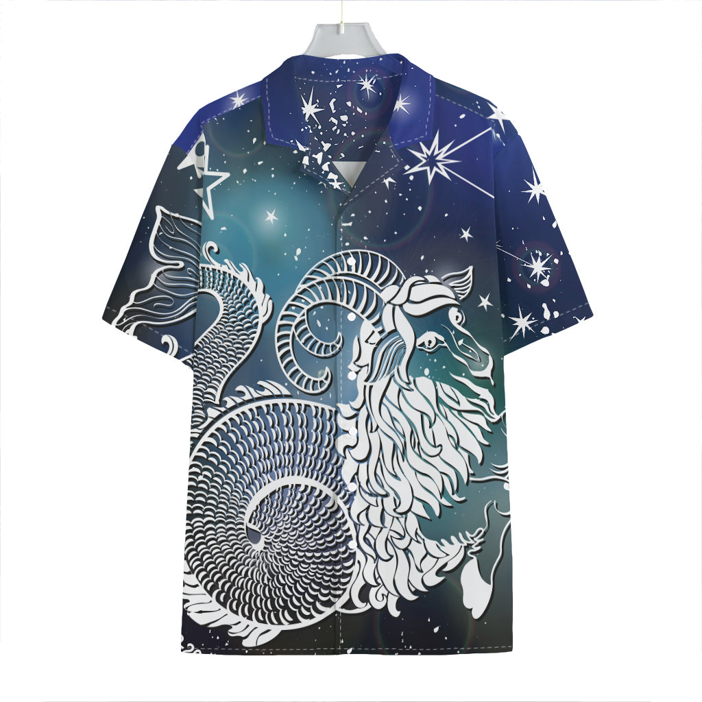 Constellation Of Capricorn Print Hawaiian Shirt