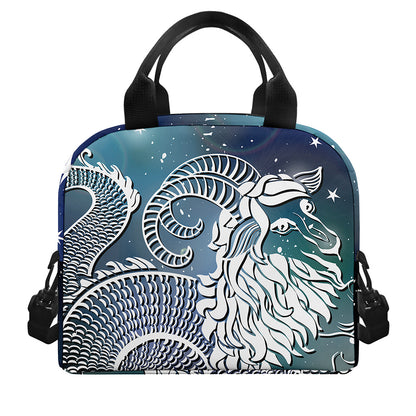 Constellation Of Capricorn Print Insulated Lunch Bag