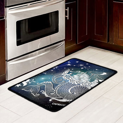 Constellation Of Capricorn Print Kitchen Mat