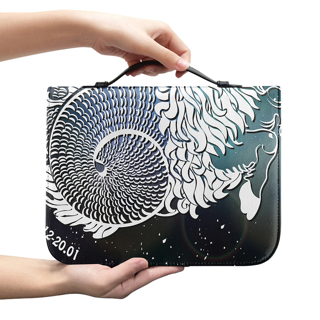 Constellation Of Capricorn Print Leather Bible Cover