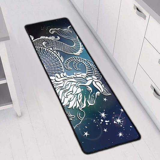 Constellation Of Capricorn Print Long Kitchen Mat