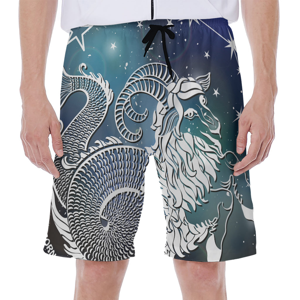 Constellation Of Capricorn Print Men's Beach Shorts