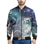 Constellation Of Capricorn Print Men's Bomber Jacket