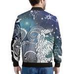 Constellation Of Capricorn Print Men's Bomber Jacket