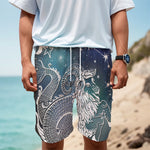 Constellation Of Capricorn Print Men's Cargo Shorts