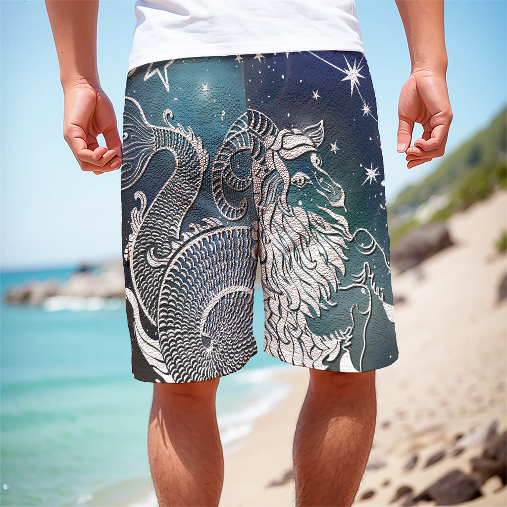 Constellation Of Capricorn Print Men's Cargo Shorts