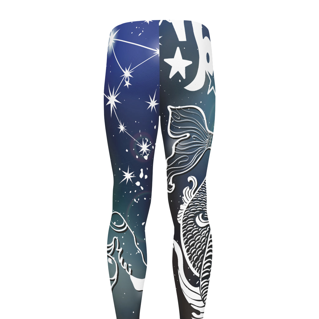 Constellation Of Capricorn Print Men's leggings