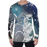 Constellation Of Capricorn Print Men's Long Sleeve T-Shirt