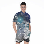 Constellation Of Capricorn Print Men's Rompers