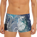 Constellation Of Capricorn Print Men's Short Boxer Briefs