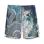 Constellation Of Capricorn Print Men's Sports Shorts