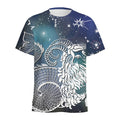 Constellation Of Capricorn Print Men's Athletic T-Shirt