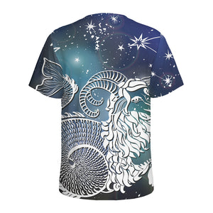 Constellation Of Capricorn Print Men's Sports T-Shirt