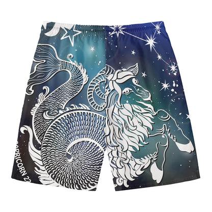 Constellation Of Capricorn Print Men's Swim Trunks