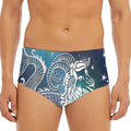 Constellation Of Capricorn Print Men's Triangle Swim Briefs