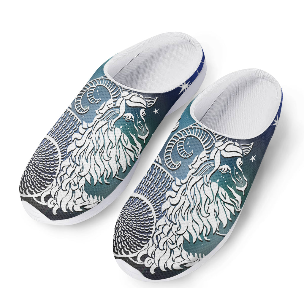 Constellation Of Capricorn Print Mesh Casual Shoes