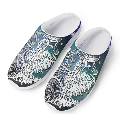 Constellation Of Capricorn Print Mesh Casual Shoes