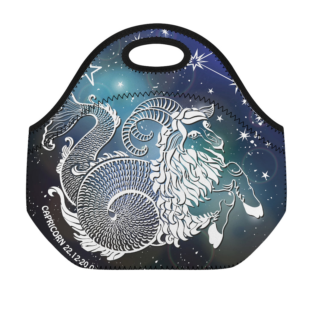 Constellation Of Capricorn Print Neoprene Lunch Bag