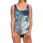 Constellation Of Capricorn Print One Piece Swimsuit