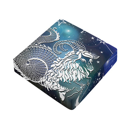 Constellation Of Capricorn Print Outdoor Seat Cushion Cover