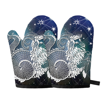 Constellation Of Capricorn Print Oven Mitts