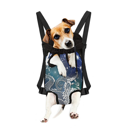 Constellation Of Capricorn Print Pet Carrier Backpack