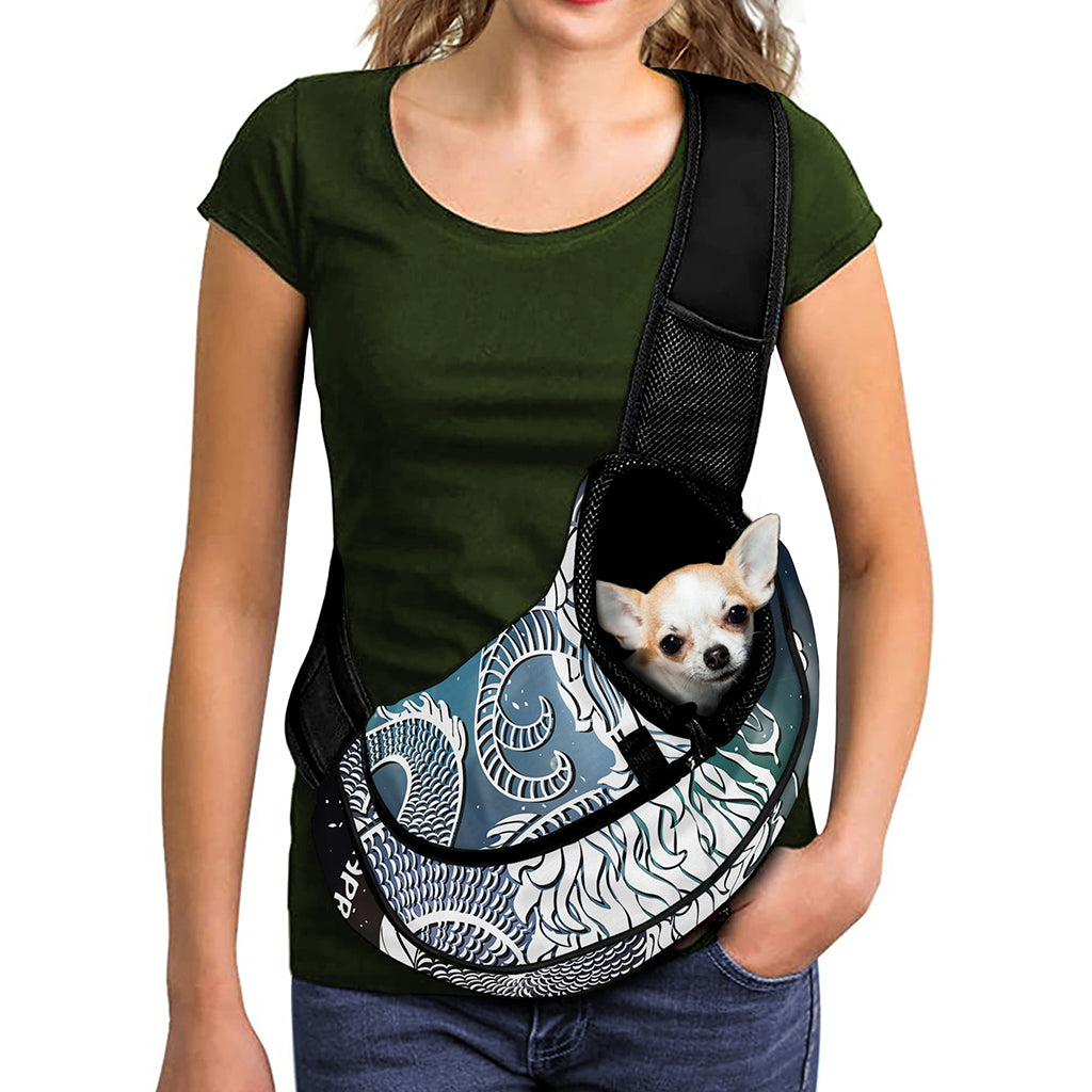 Constellation Of Capricorn Print Pet Sling Carrier
