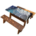 Constellation Of Capricorn Print Picnic Table Cover