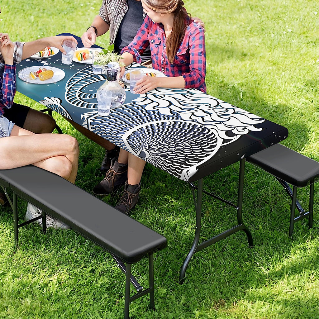 Constellation Of Capricorn Print Picnic Table Cover