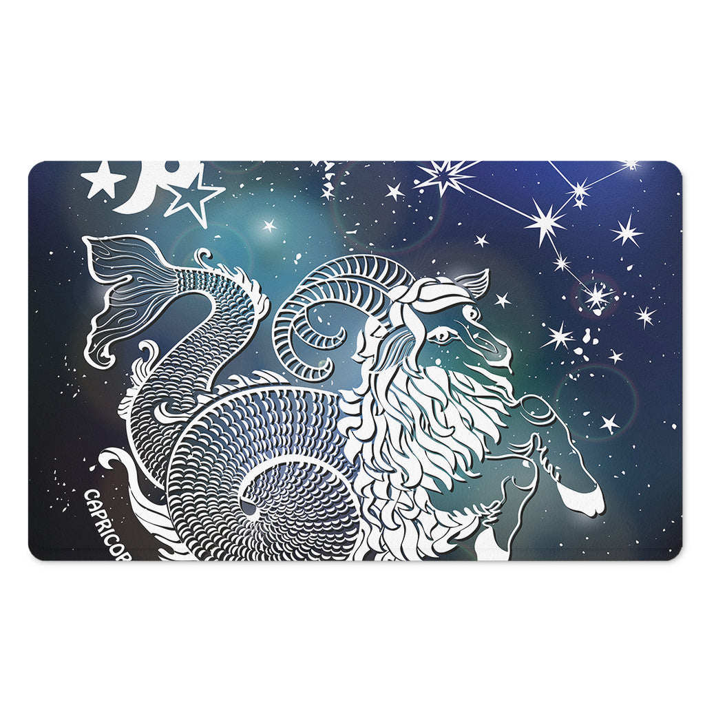 Constellation Of Capricorn Print Polyester Doormat