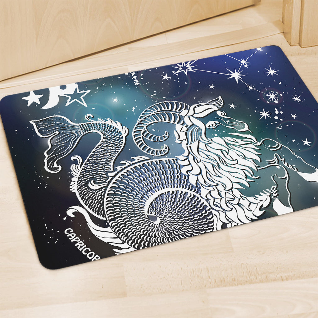 Constellation Of Capricorn Print Polyester Doormat